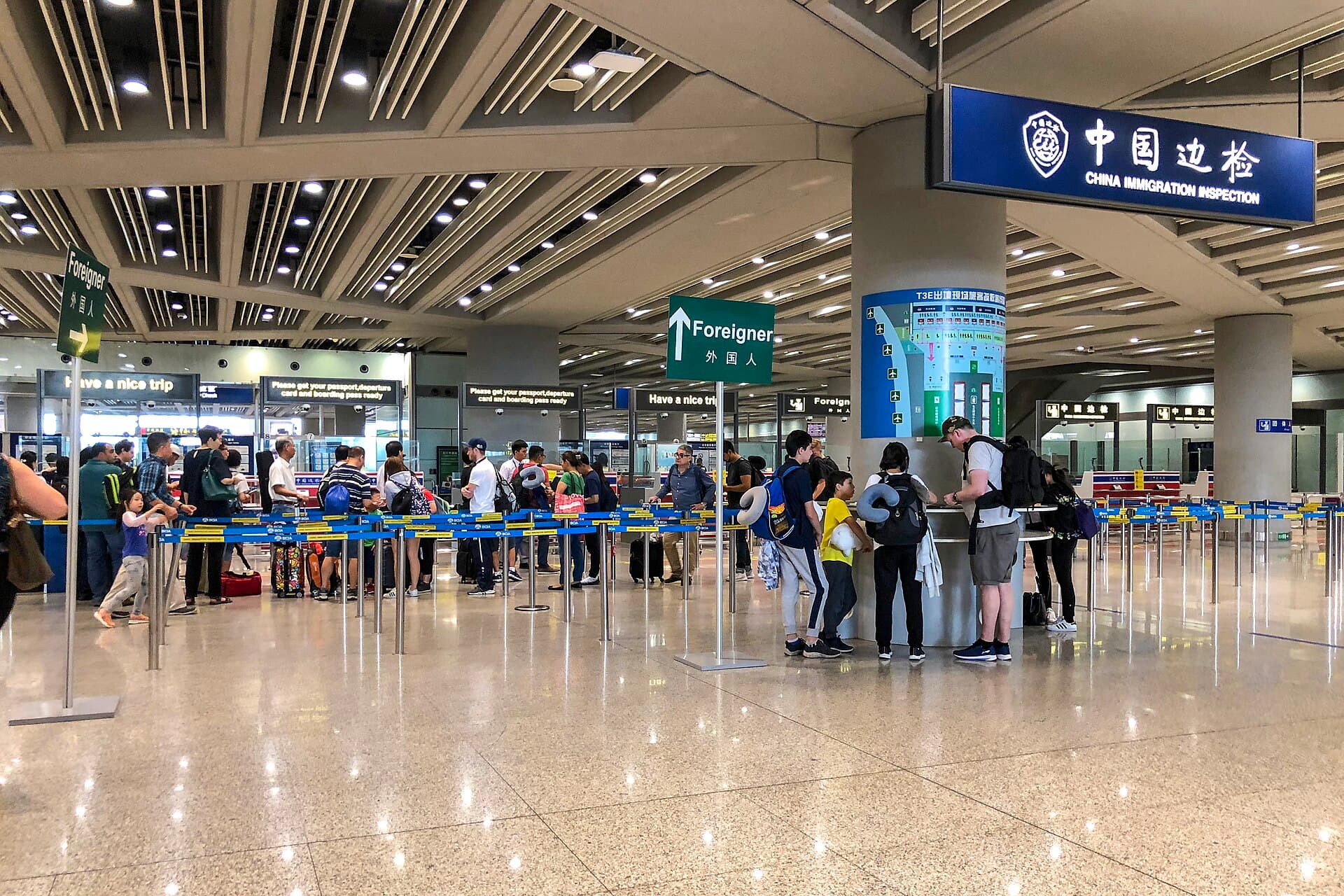 If you plan to use 240-hour visa-free transit, follow the dedicated counter process and keep onward proof easy to show.