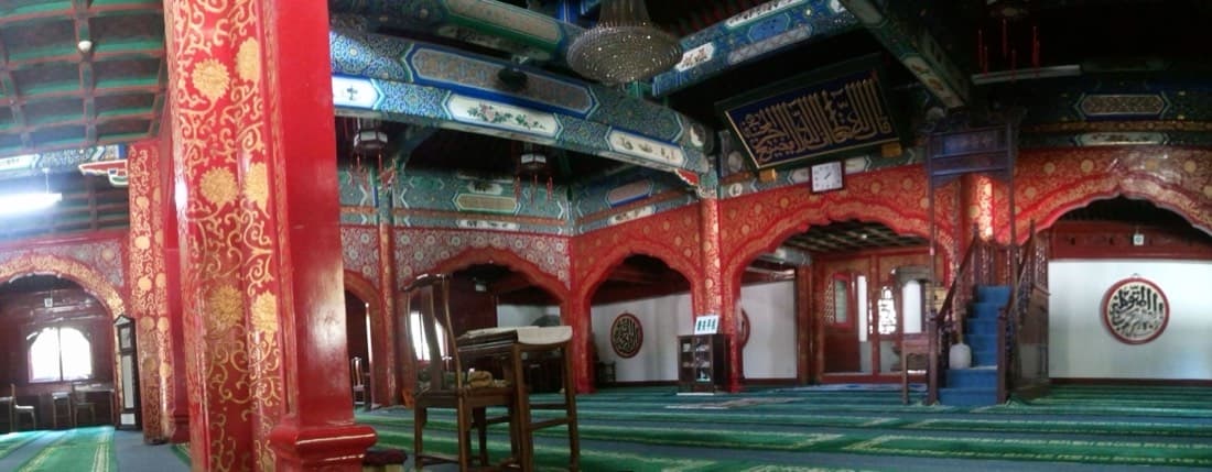 Niujie Mosque anchors the neighborhood's identity; the food scene around it is part of a living community.