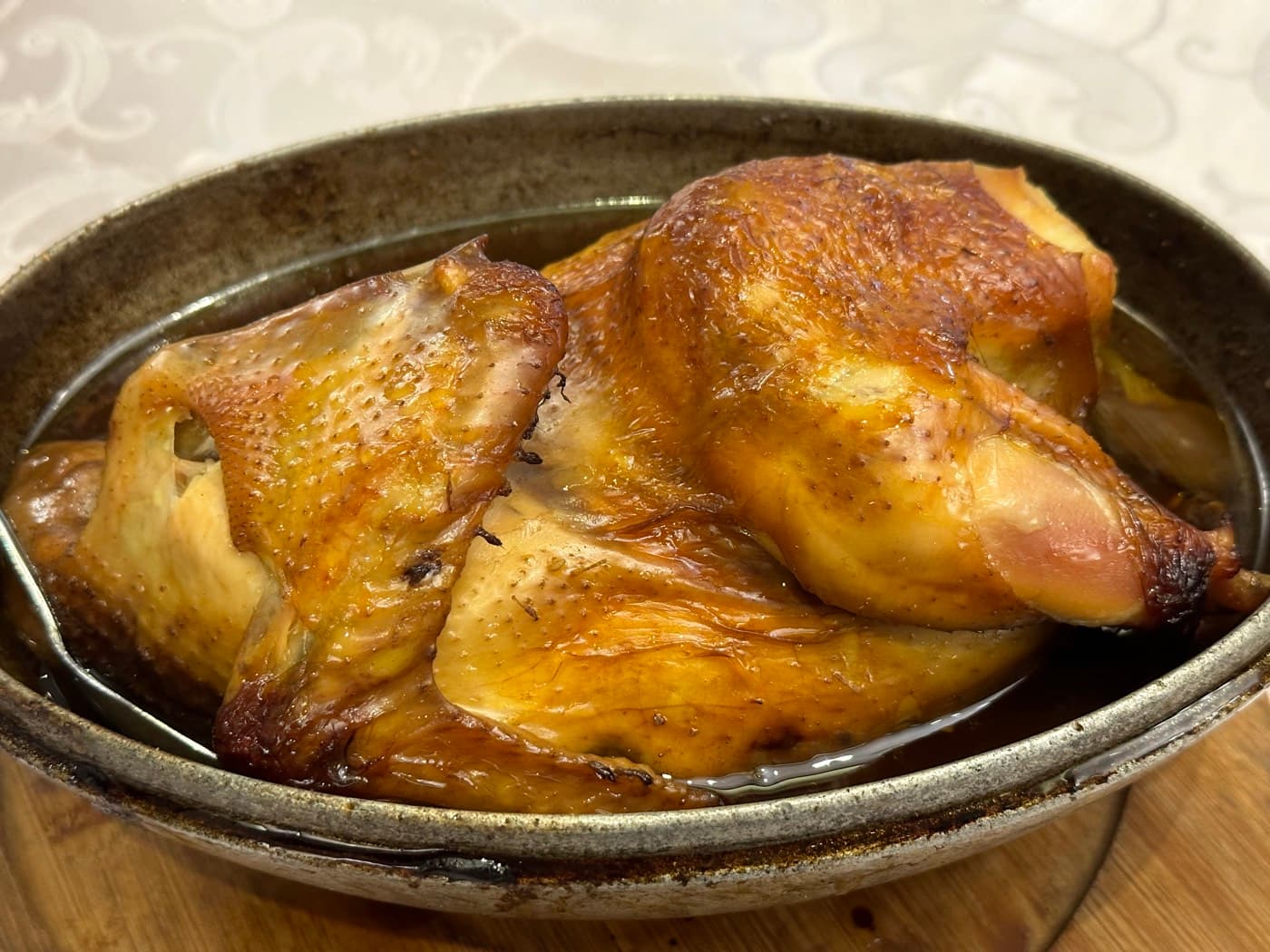Beggar's chicken is more theatrical than many Hangzhou dishes, with lotus leaf, clay-roasting tradition, and a good table story.