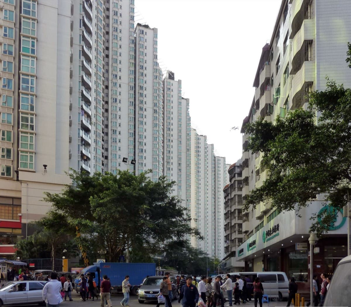 Baishizhou and similar neighborhoods show the everyday density behind Shenzhen's fast-rise skyline.
