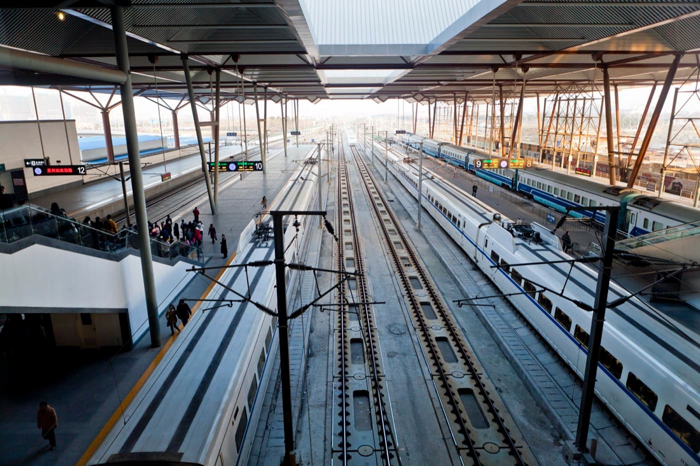 For garden and canal trips, arriving at Suzhou Station keeps the first transfer manageable.