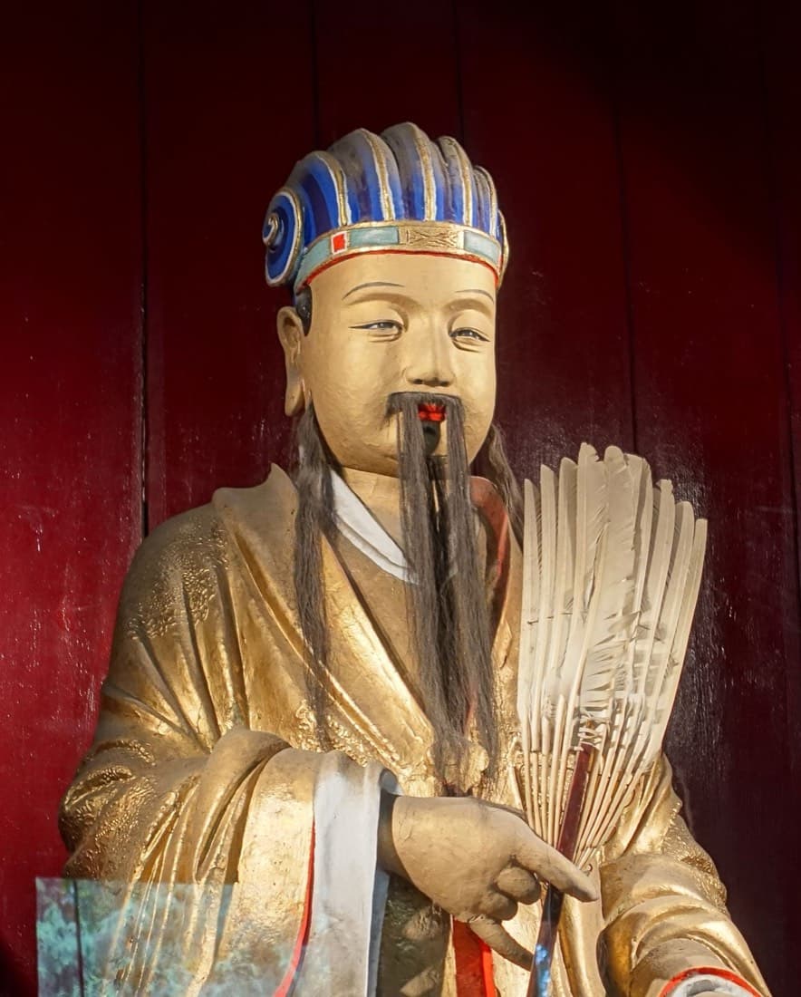 Zhuge Liang's image is one of the most recognizable symbols of Three Kingdoms strategy.