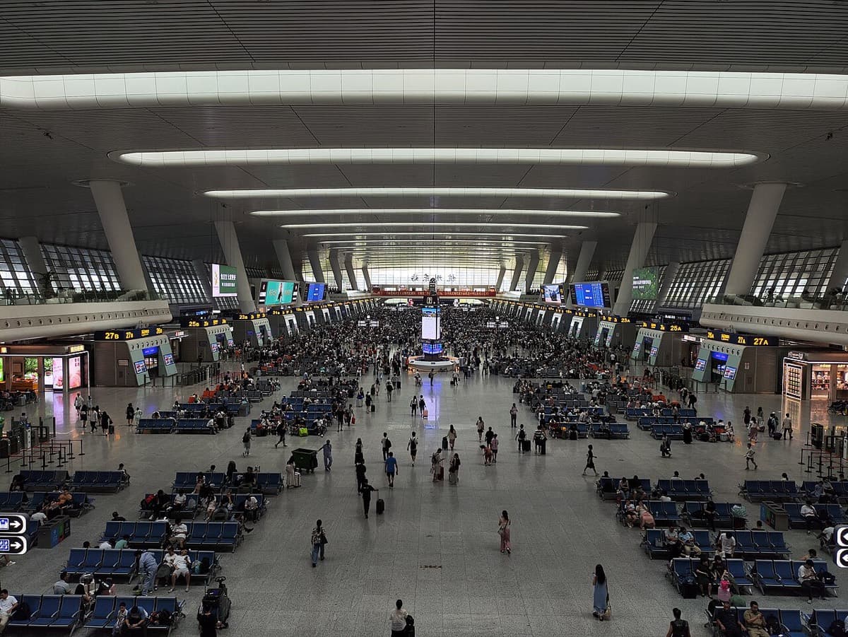 Hangzhou East is powerful for onward travel, but airport-to-train connections need generous buffers.