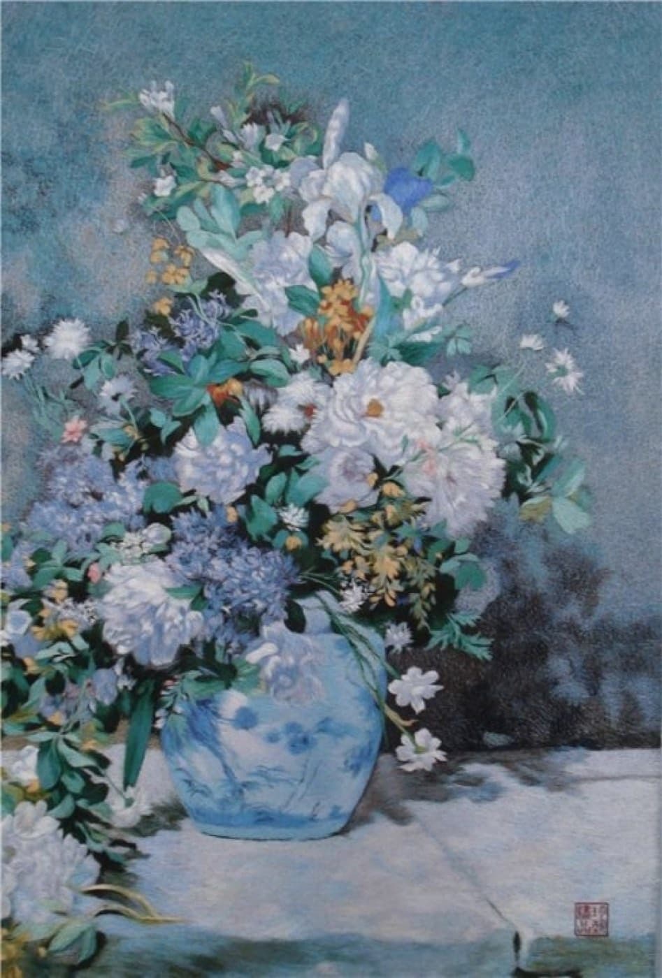 Floral pieces show why Suzhou embroidery is often described through elegance, shading, and restraint.